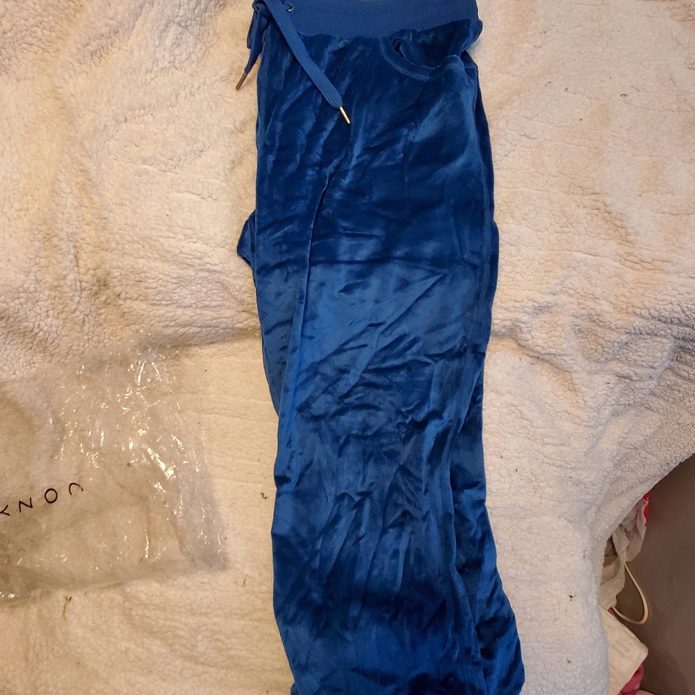 LuLaRoe Royal Blue Velvet Joggers